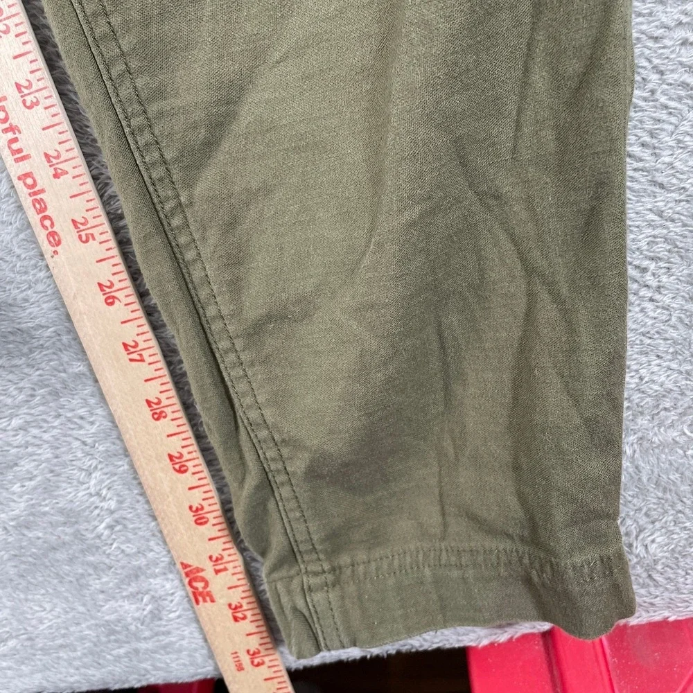 REI Co-op Trailsmith Jogger Pants Mens 36x34 Green Cotton Stretch Utility Hiking
